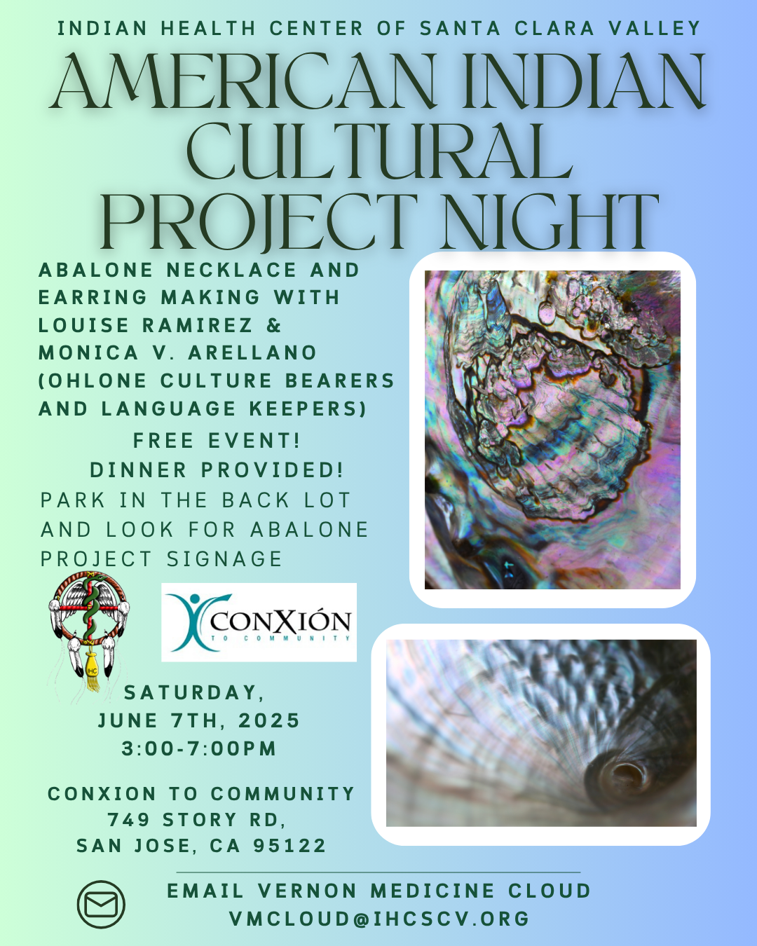 A flyer for the American Indian Cultural Project Night