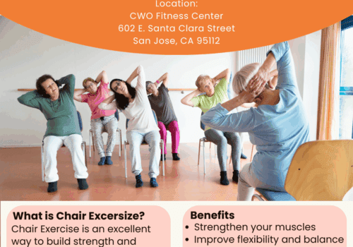 Chair Exercise Class flyer