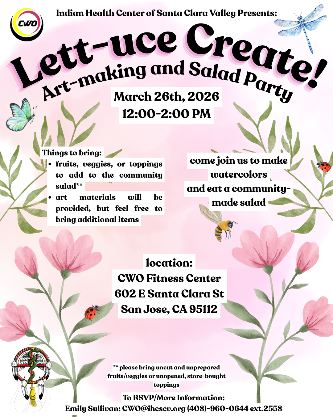 IHC Salad Party, Lettuce Create, Art Making class